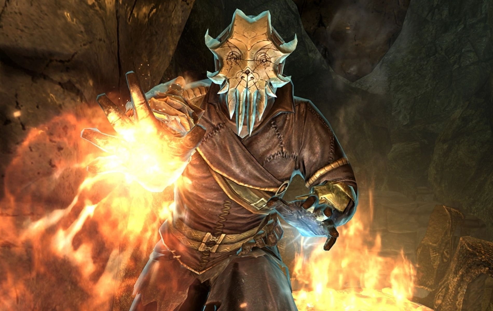 Download the Nexus Mod Manager to unlock dozens of spell packs for The Elder Scrolls V: Skyrim (Image via Bethesda Game Studios)