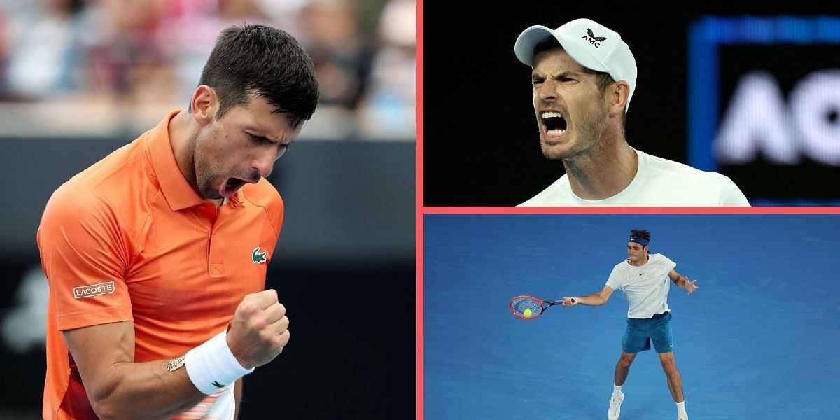 Novak Djokovic, Andy Murray and Taylor Fritz will play their second-round matches on Day 4 of the Australian Open