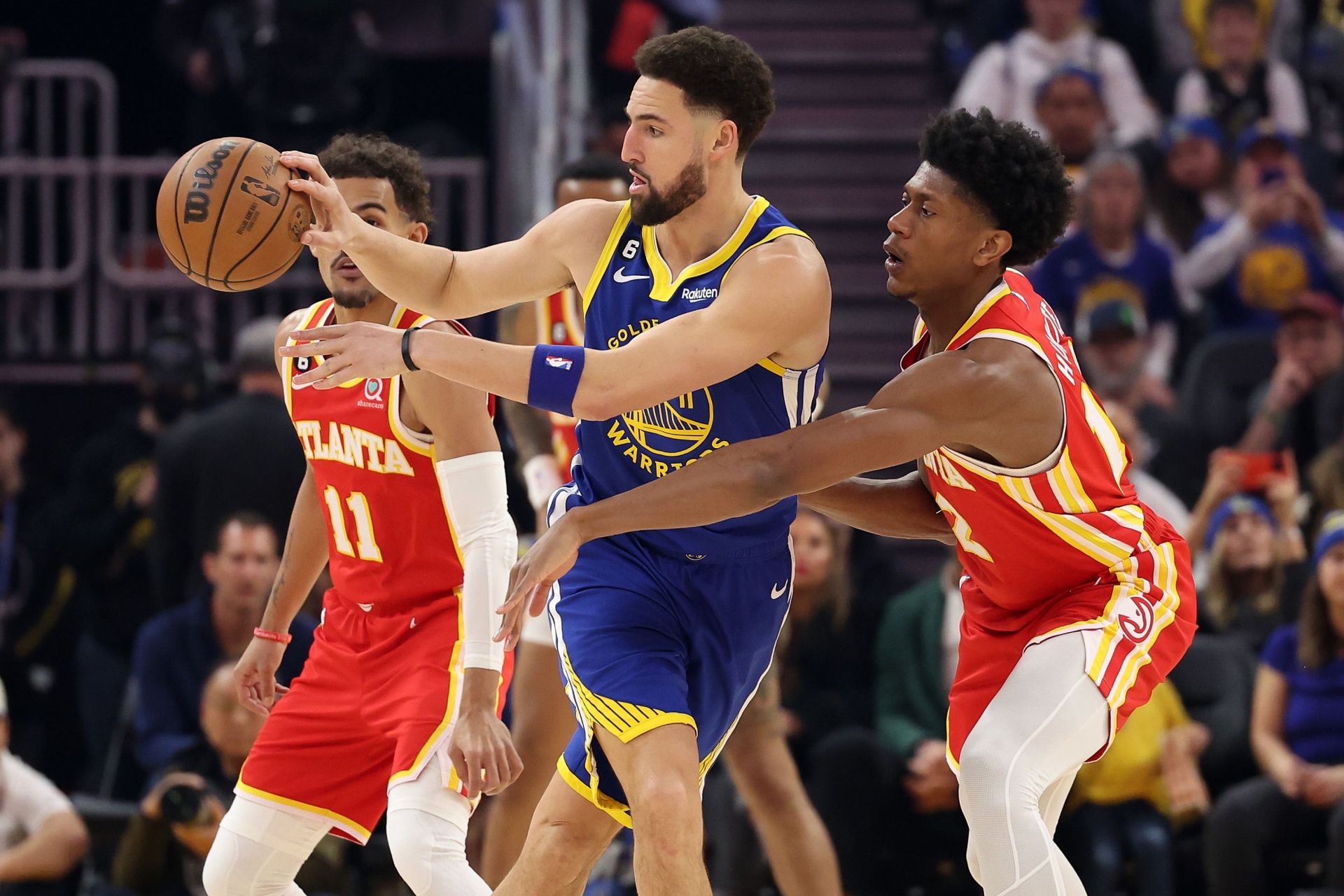 The Playoffs » Klay Thompson anota 54 pontos e Warriors batem Hawks após  duas prorrogações