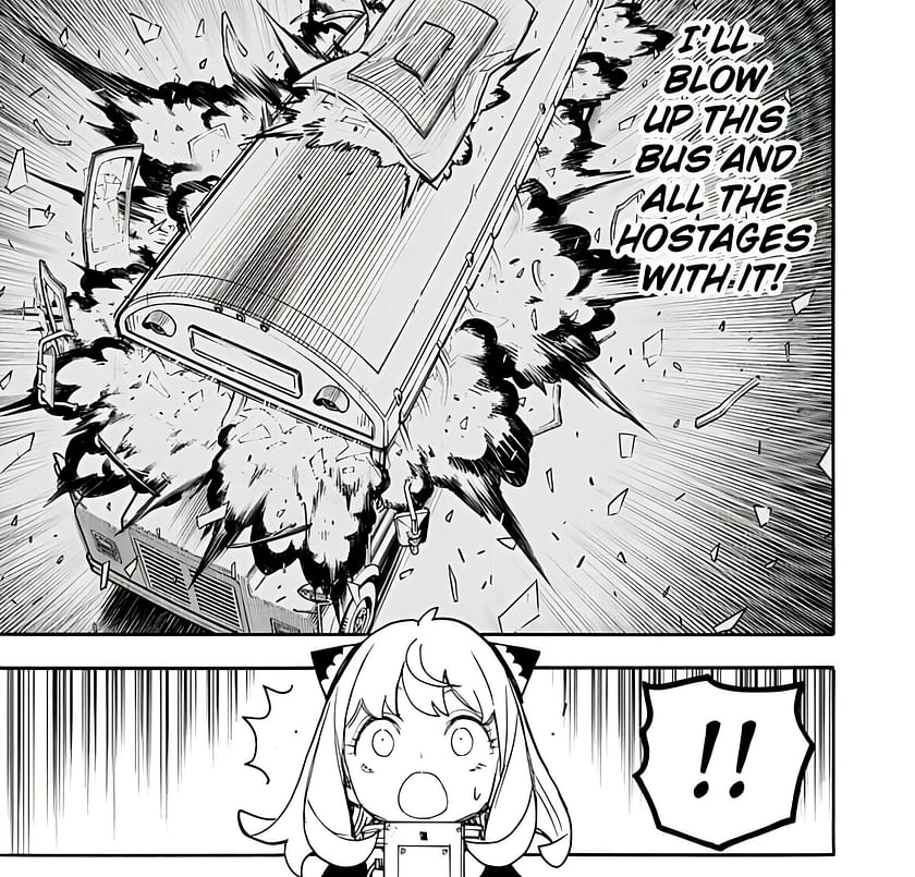 Anya fears the bomb (Image via Tatsuya Endo/Shueisha)