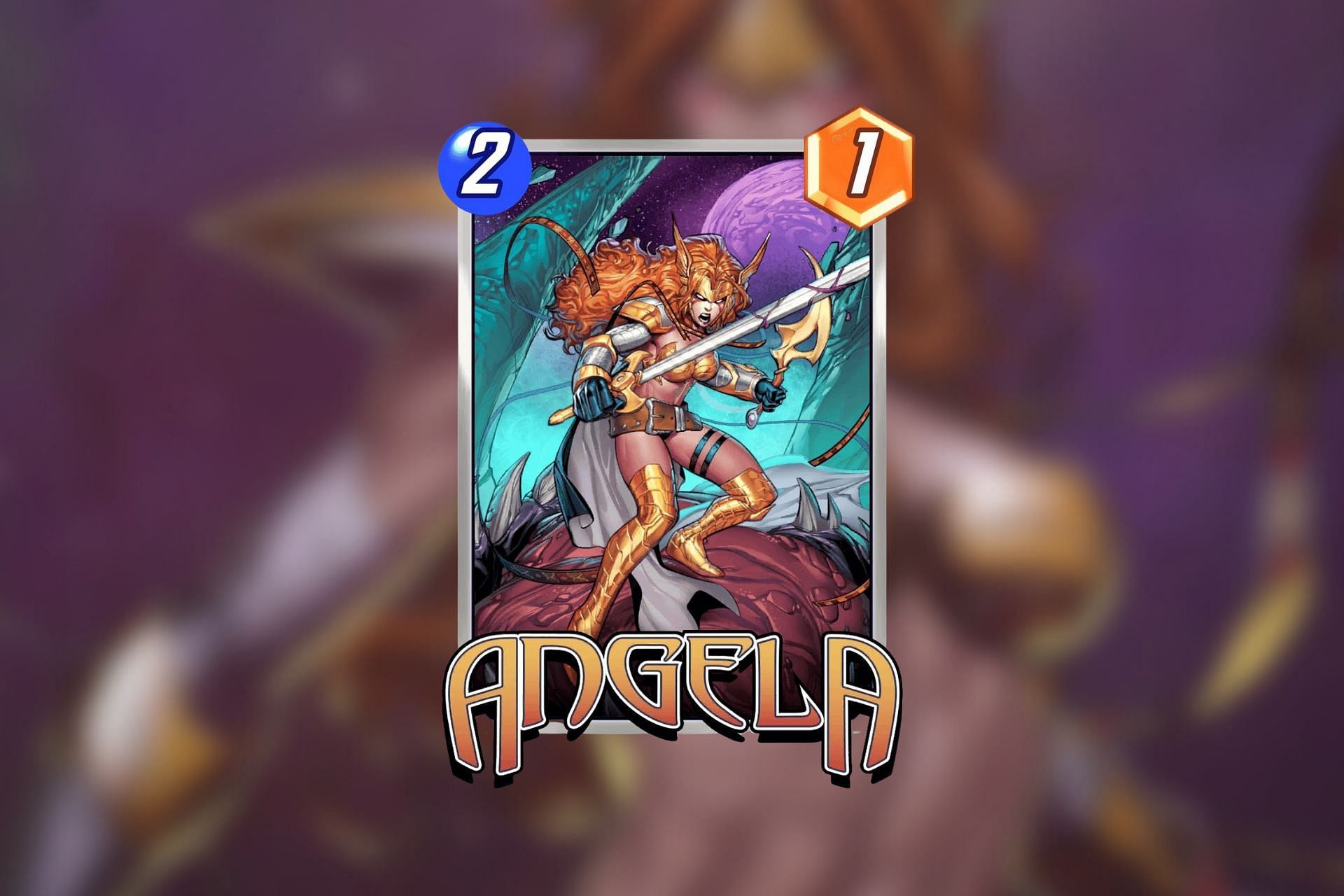 Angela in Marvel Snap (Image via Nuverse)