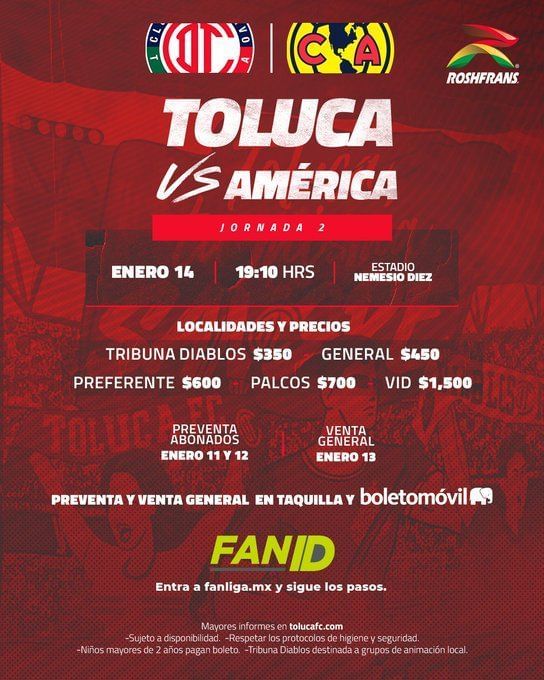 Toluca vs America Prediction and Betting Tips January 15, 2023
