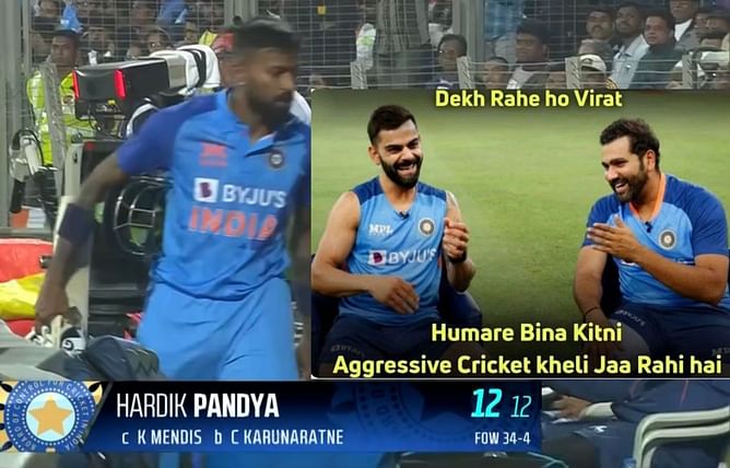 Top 10 funny memes after Team India's batting collapse in the 2nd T20I vs Sri Lanka