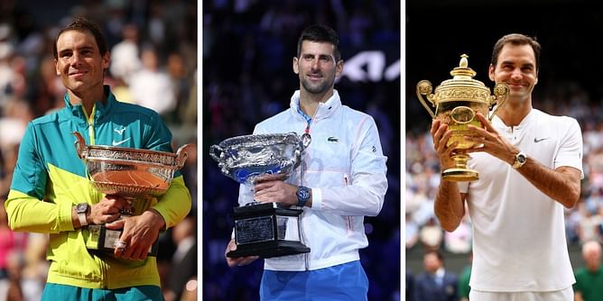 Roger Federer vs Novak Djokovic vs Rafael Nadal: A look at the updated 'big titles' leaderboard after Australian Open 2023