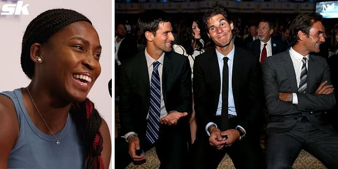 Coco Gauff reveals Federer-Nadal rivalry was her favorite, says she likes Federer "10% more" than Djokovic