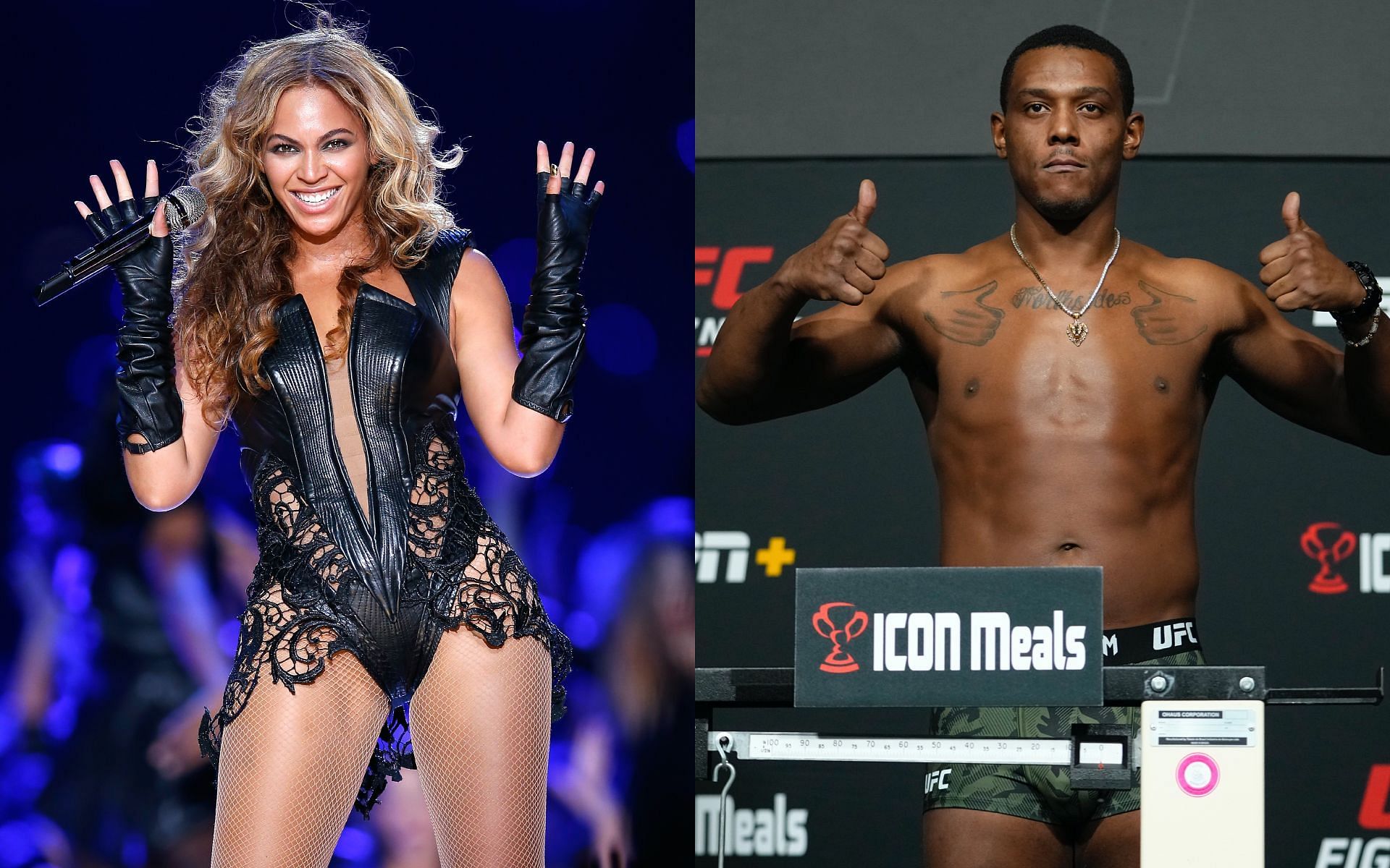 Beyonce (left) and Jamahal Hill (right) [Image Courtesy: Getty Images]