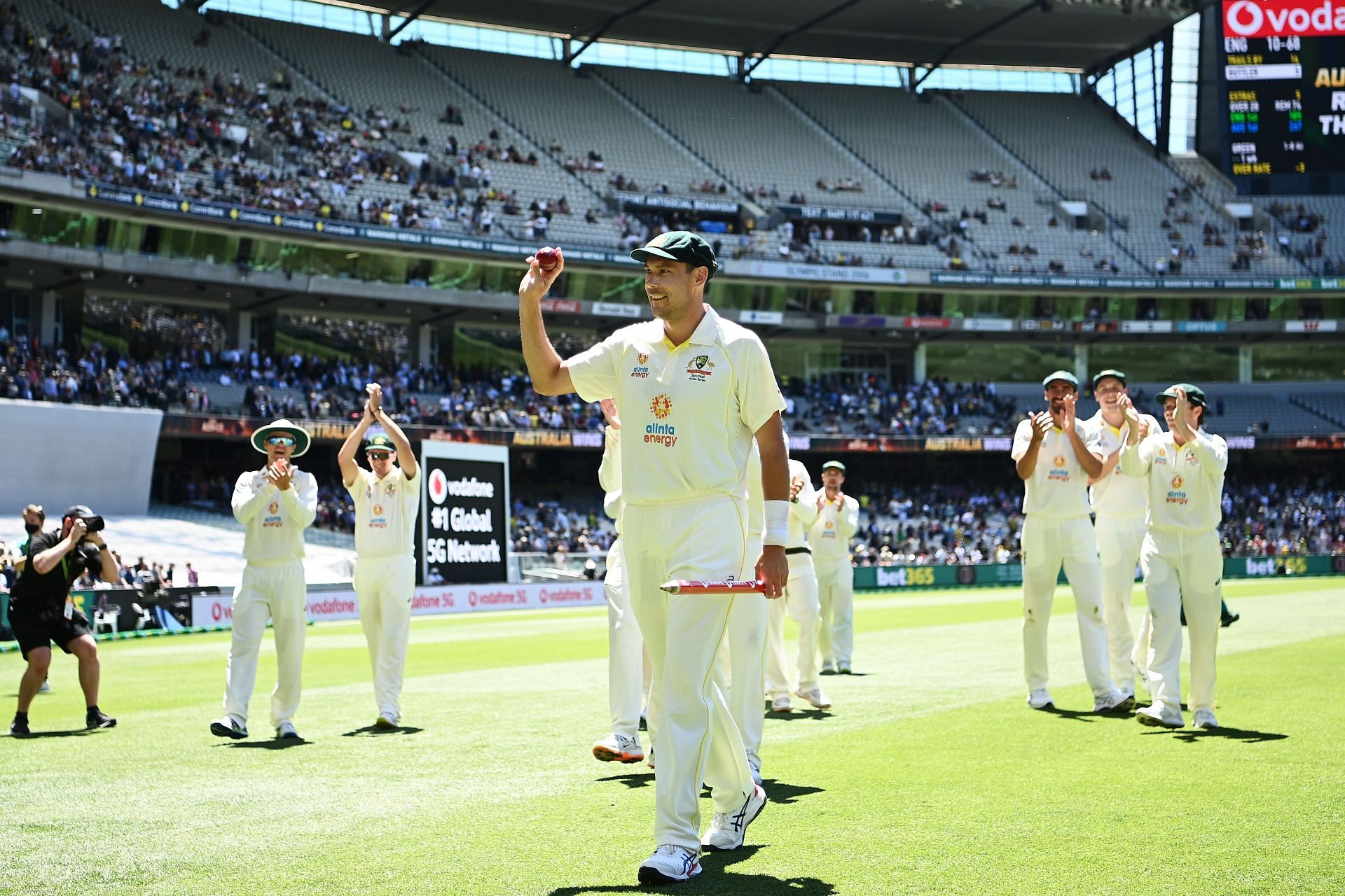 Australia won the 2021-22 Ashes series 4-0. (Credits: Getty)