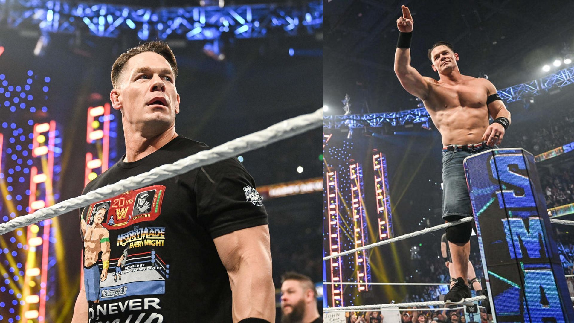 John Cena wrestled one match in 2022.