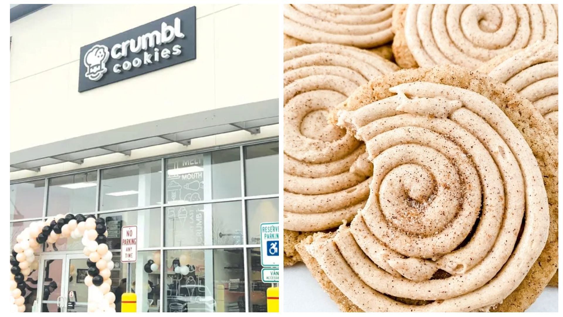 Crumbl Cookies has launched churro flavored delicacies this week! (Image via Crumbl Cookies)