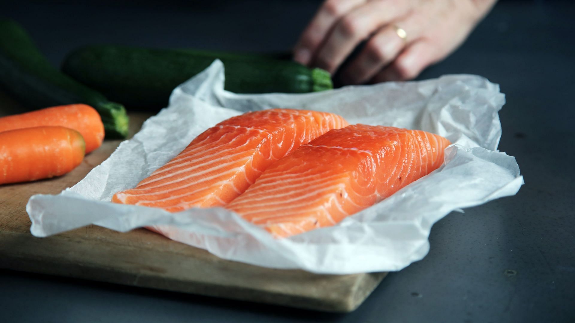 Salmon is also used for fish oil production (Image via Unsplash/CA Creative)