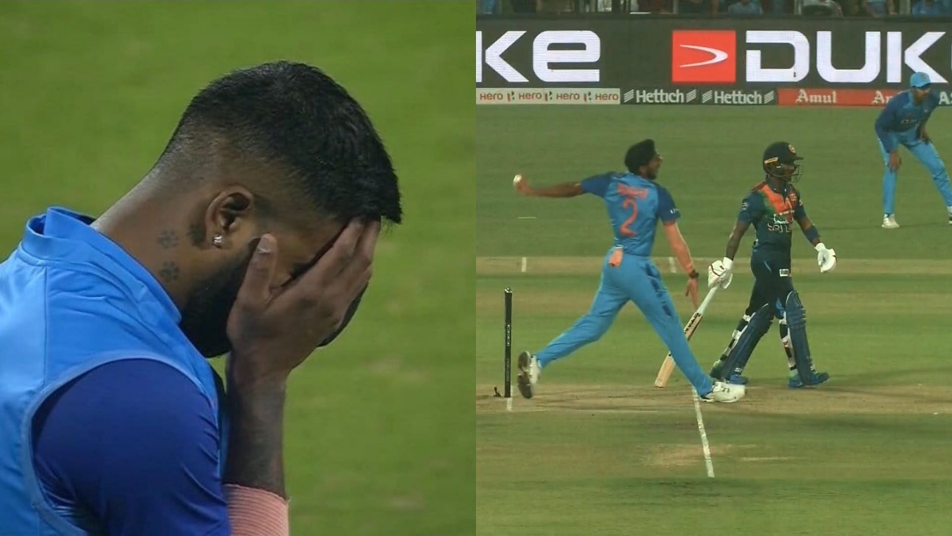Some moments from the 2nd T20I that became talking points for fans (P.C.:BCCI &amp; Hotstar)