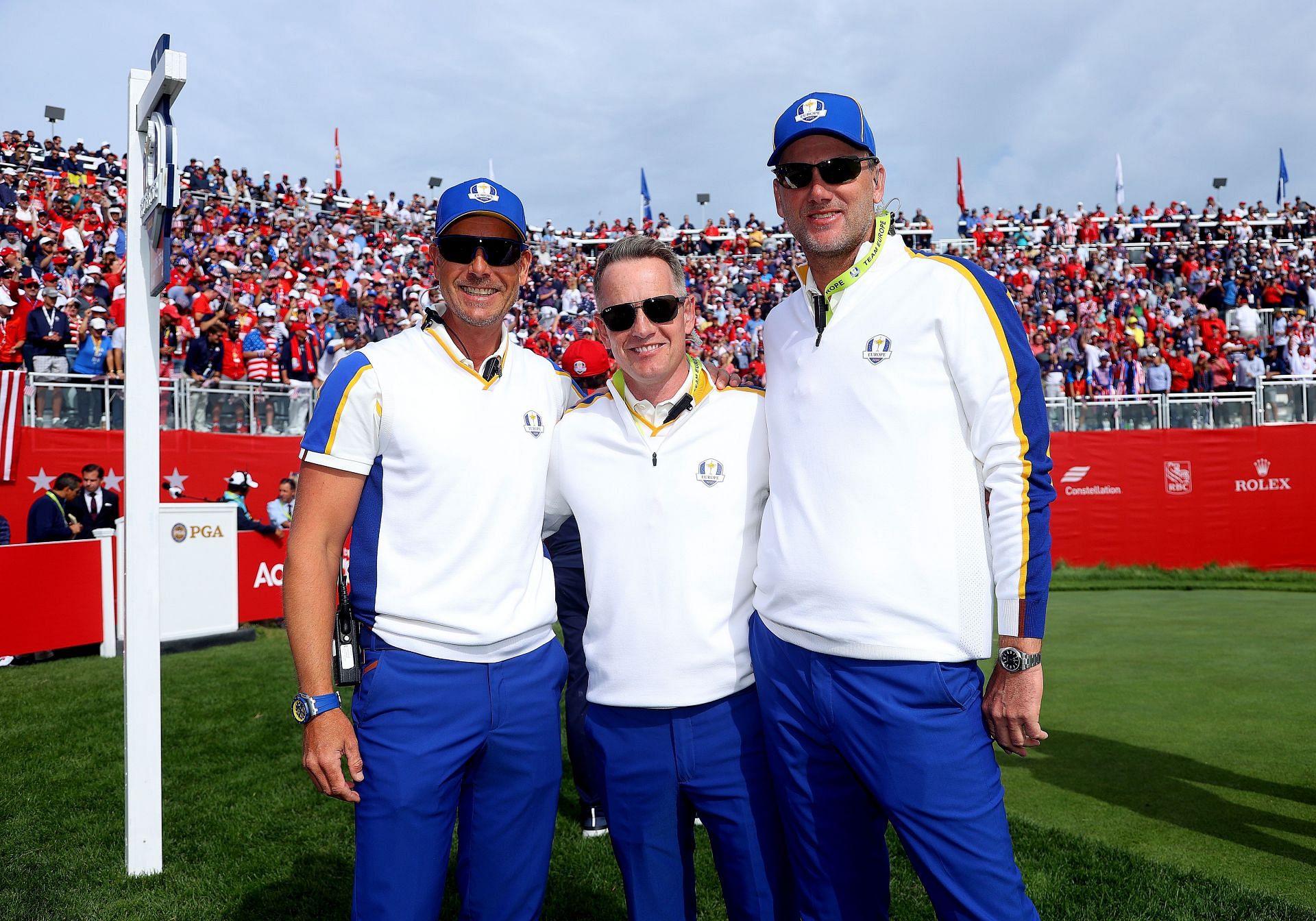 Luke Donald and Henrik Stenson at the 43rd Ryder Cup - Singles Matches (Image via Andrew Redington/Getty Images)