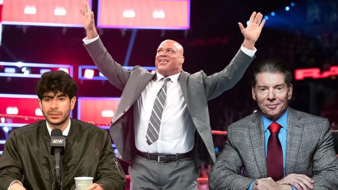 Kurt Angle weighs in on the rumors of Tony Khan and AEW possibly buying WWE