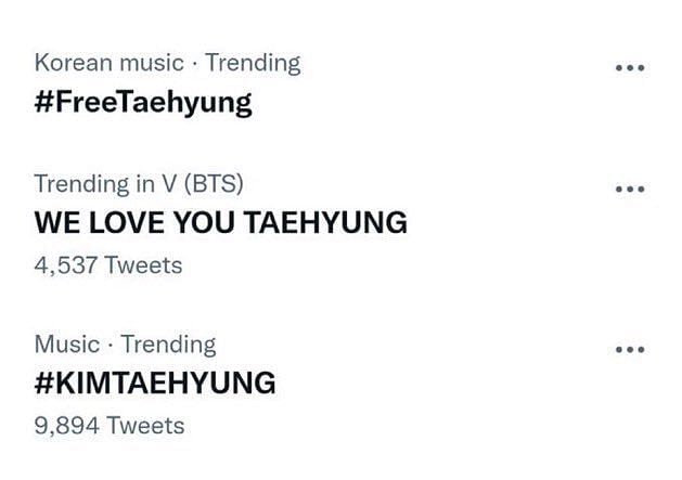 "We Love You Taehyung" Trends As ARMYs Defend BTS’ Kim Tae-hyung After ...