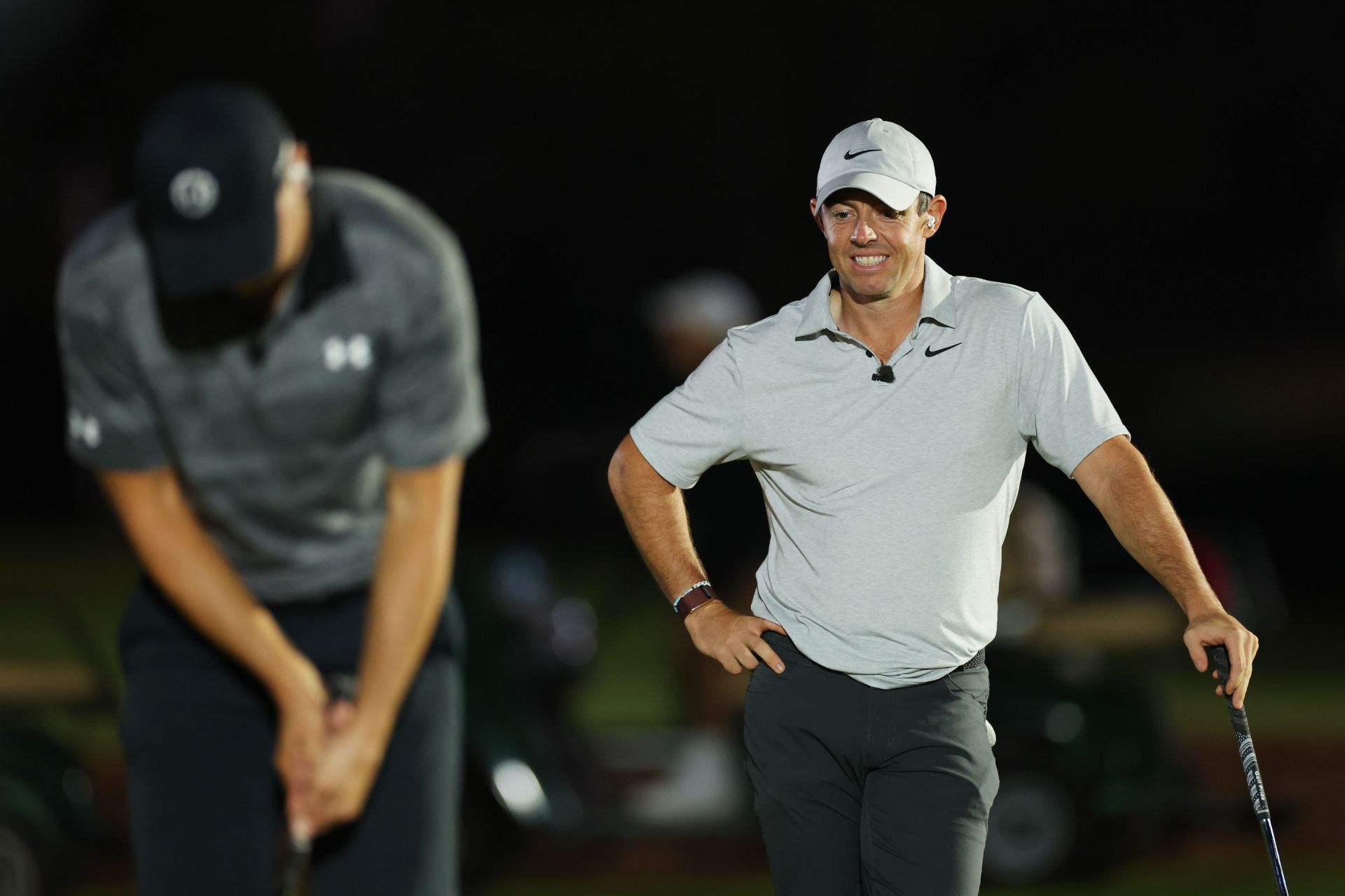 Rory McIlroy and Jordan Spieth (Image via Mike Ehrmann/Getty Images for The Match)