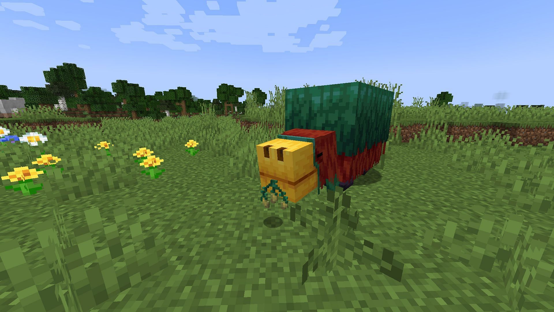 Sniffer is also a cute mob that will be released in the Minecraft 1.20 update (Image via Mojang)