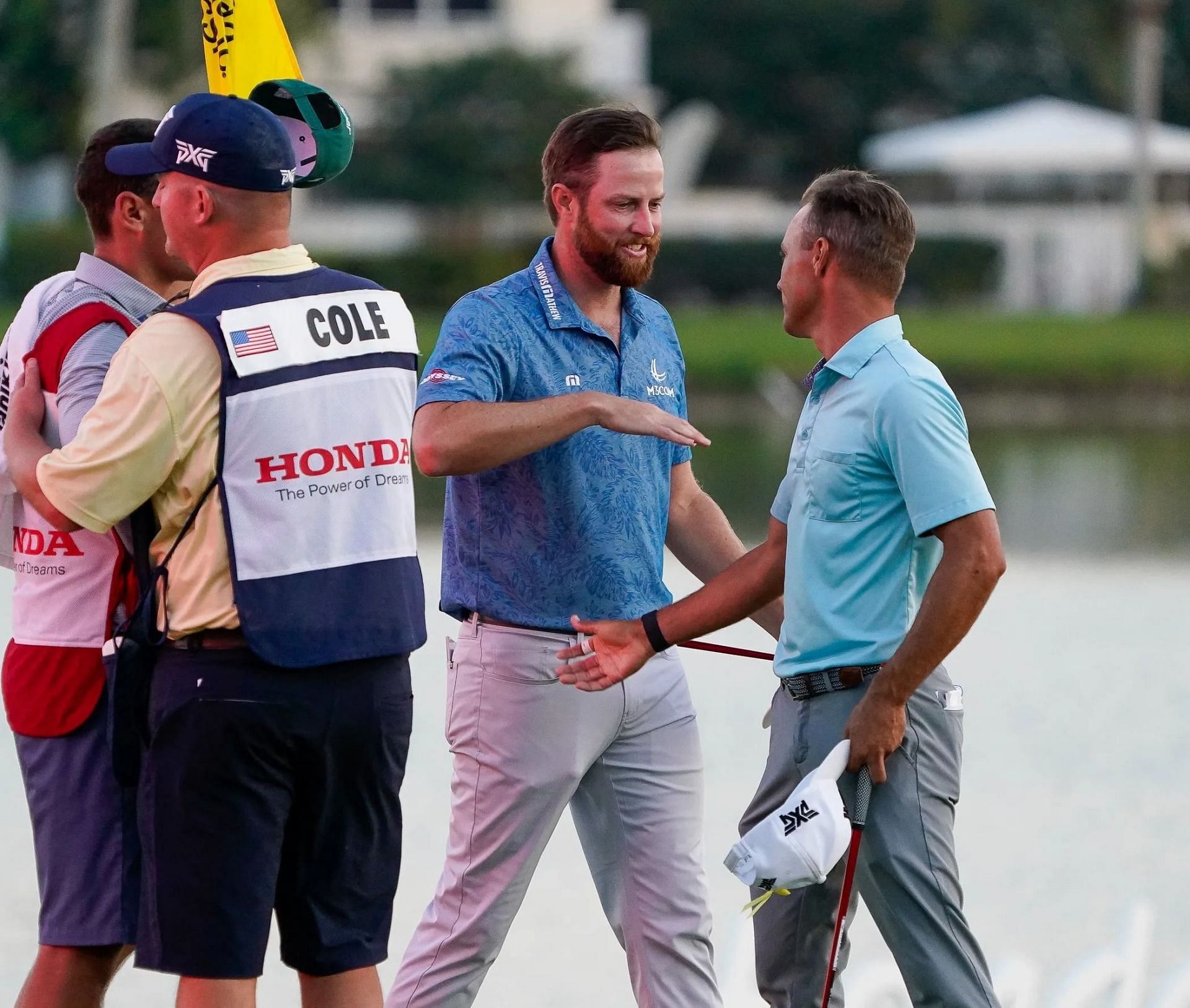 Chris Kirk and Eric Cole were tied after four rounds of golf at the Honda Classic