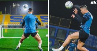 Cristiano Ronaldo never skips leg day as he shows off bulging muscles in Al Nassr training
