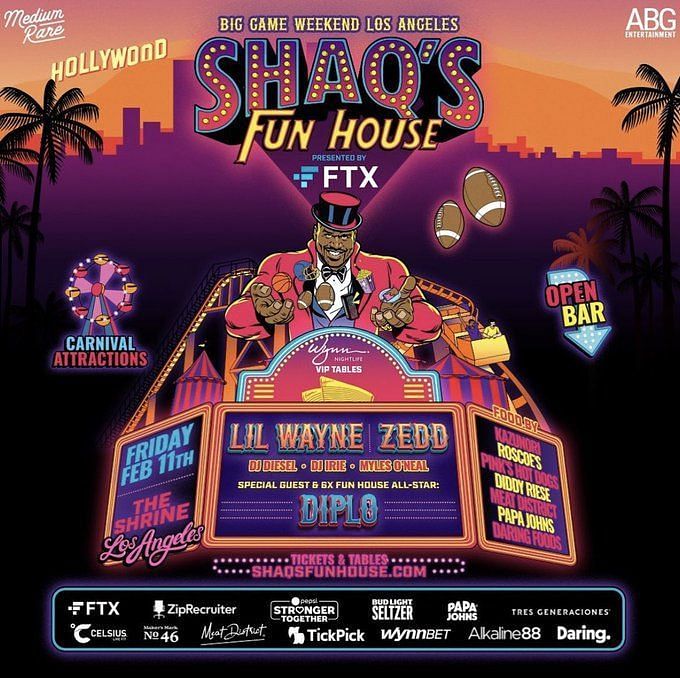 Snoop Dogg, Diplo to play Shaq's Super Bowl 2023 party in Arizona