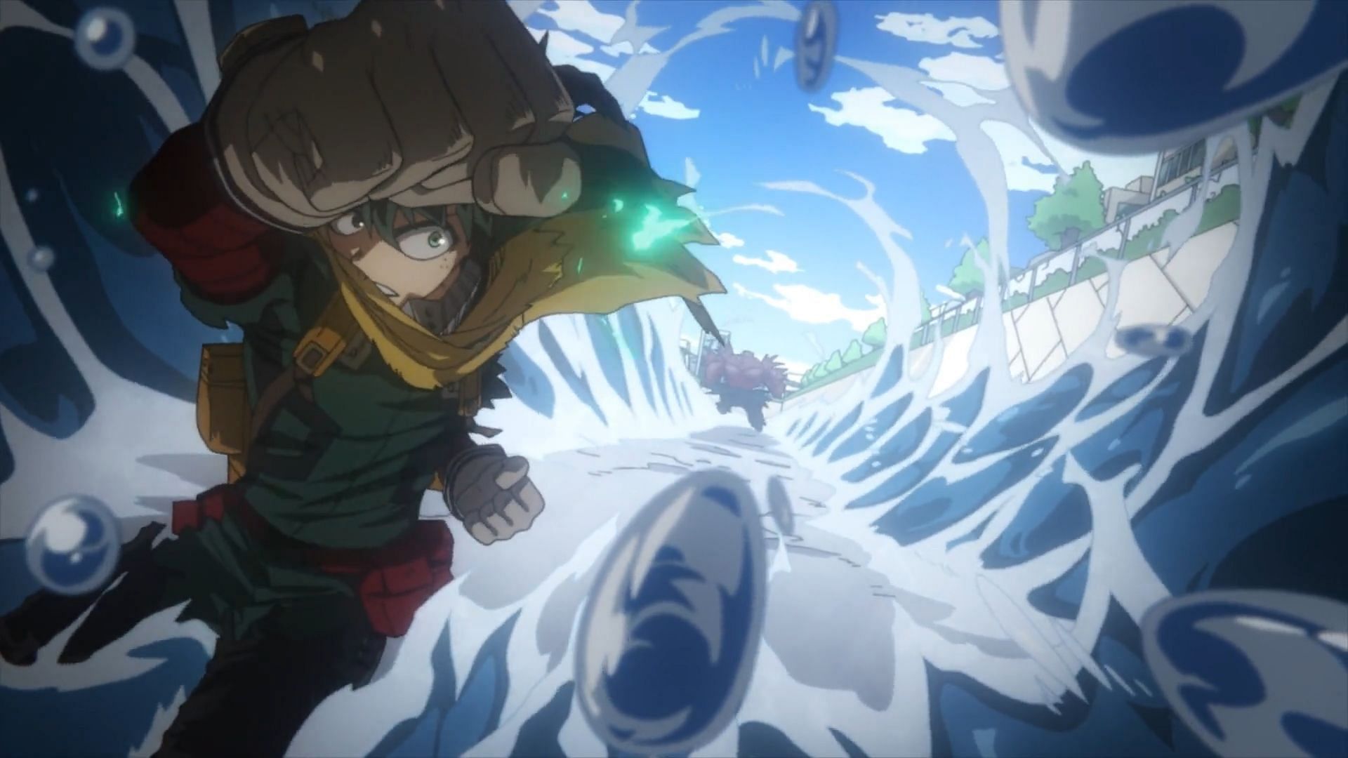 Izuku Midoriya, as seen in My Hero Academia season 6, episode 19 (Image via BONES)