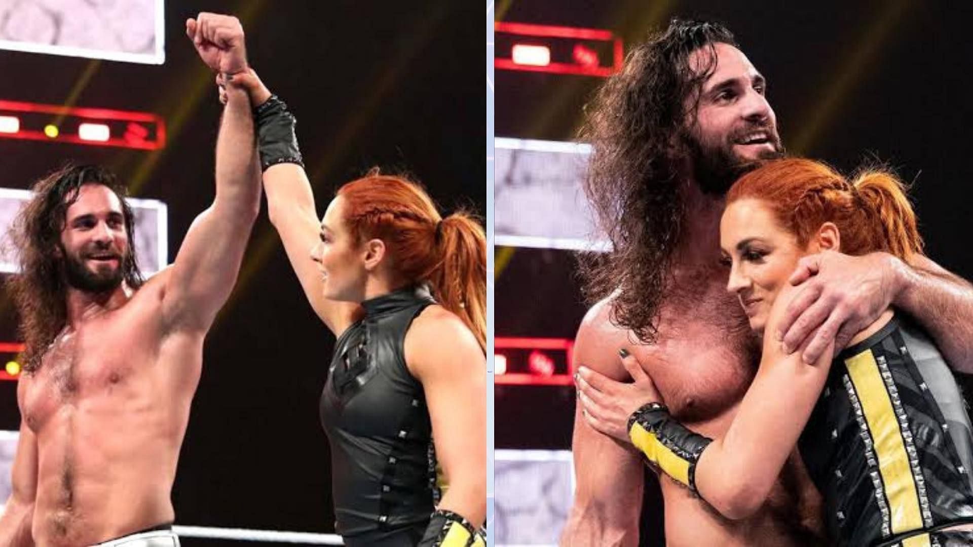 Seth Rollins and Becky Lynch have portrayed their relationship on-screen before