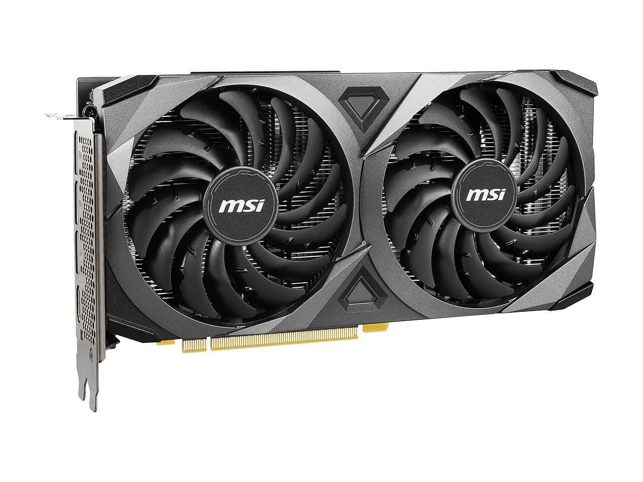 The MSI RTX 3060 Ventus 2x (Image via MSI)