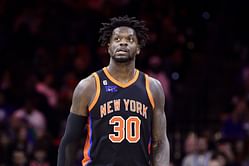 Julius Randle about wanting to play with LeBron James at All-Star Game: "It would be fun to do before he gets his old a** outta here"