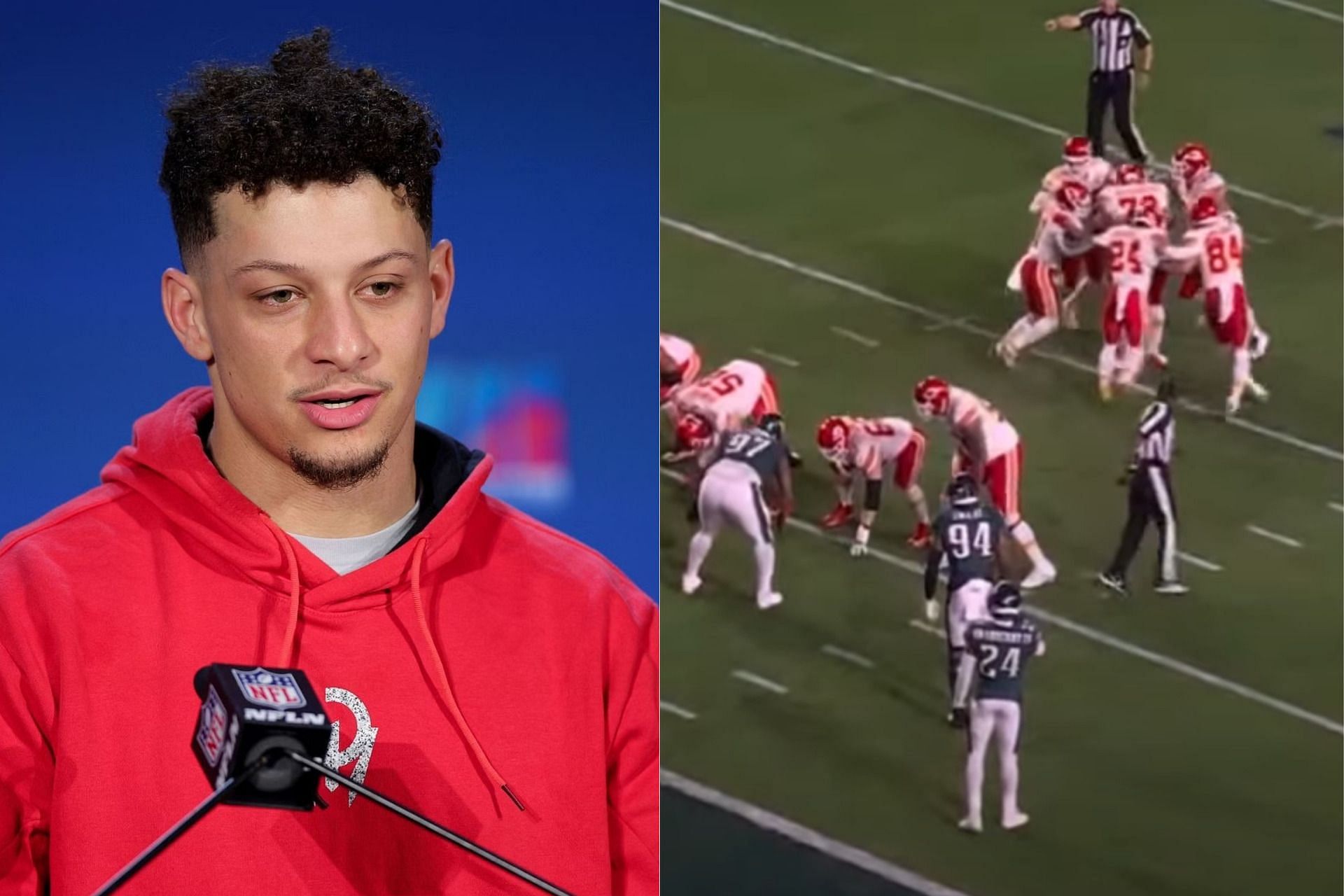 Patrick Mahomes explains about failed trick play in Super Bowl LVII