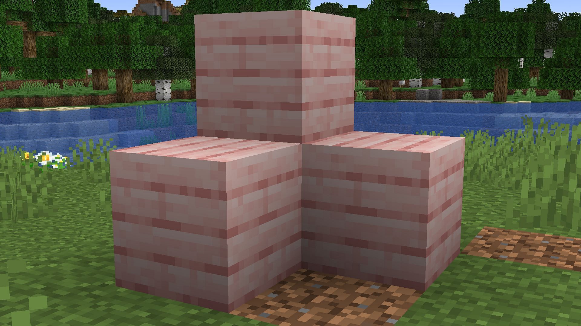 Cherry planks will instantly become the cutest wood-set in Minecraft 1.20 update (Image via Mojang)