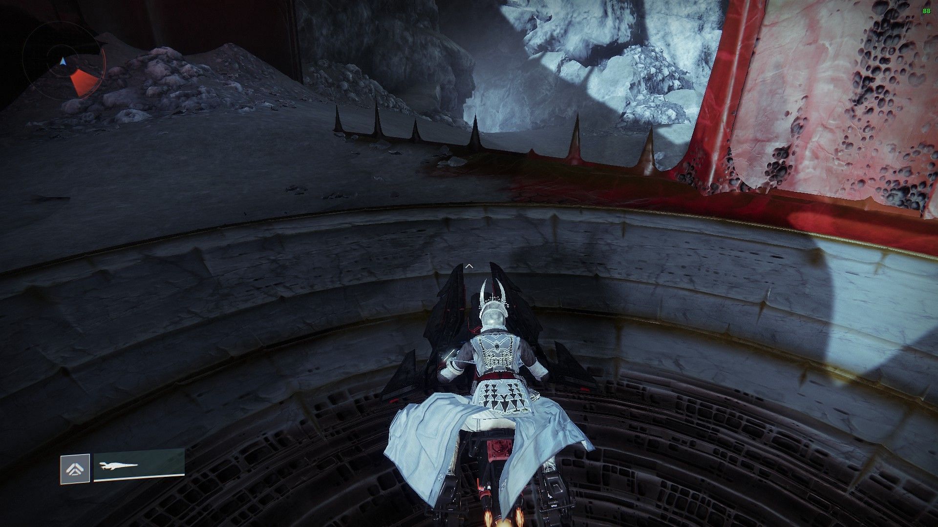Cave to the Vex portal and Raid entrance (Image via Destiny 2)