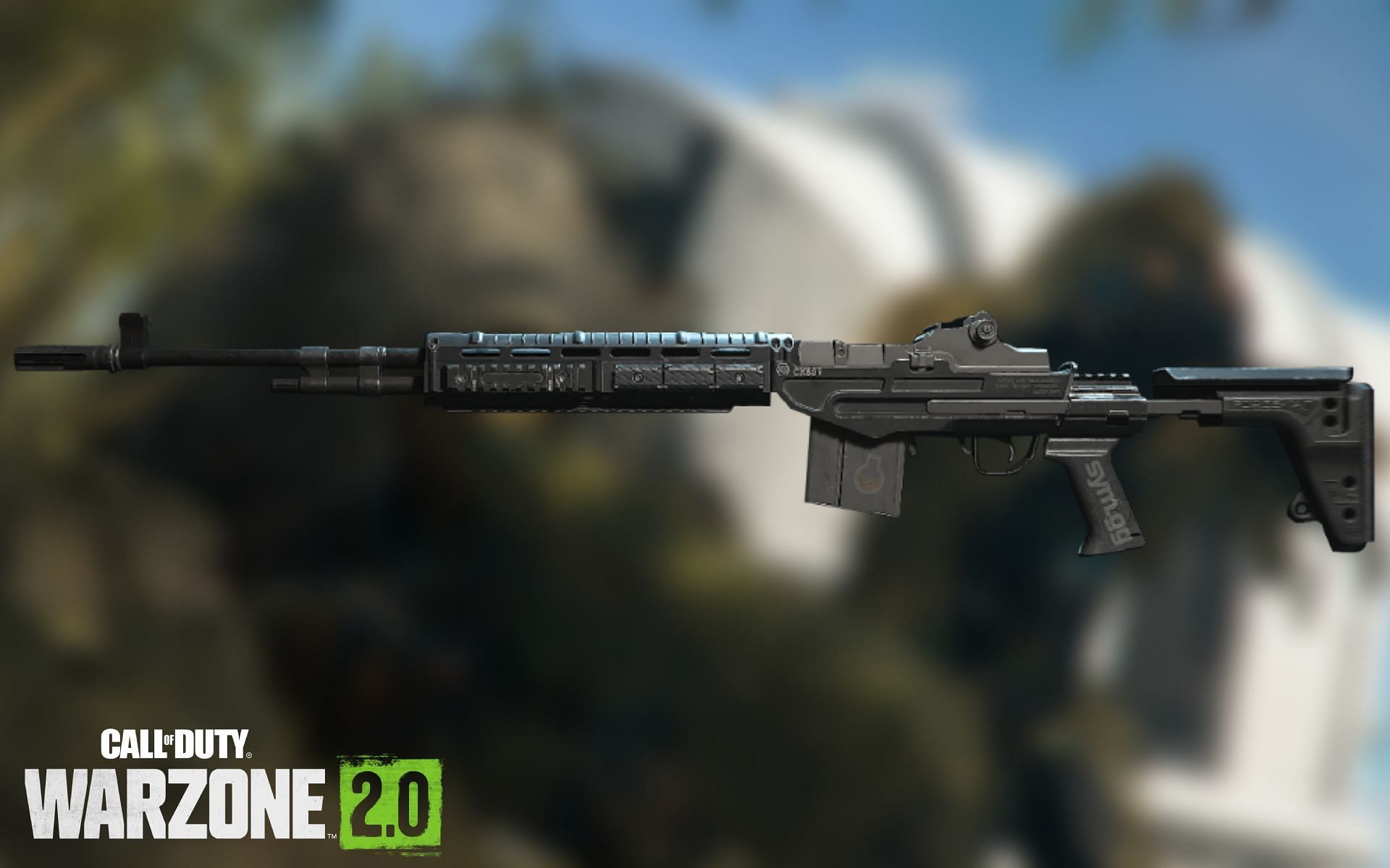 Klubo&rsquo;s overpowered Warzone 2 EBR 14 weapon build (Image via Sportskeeda)