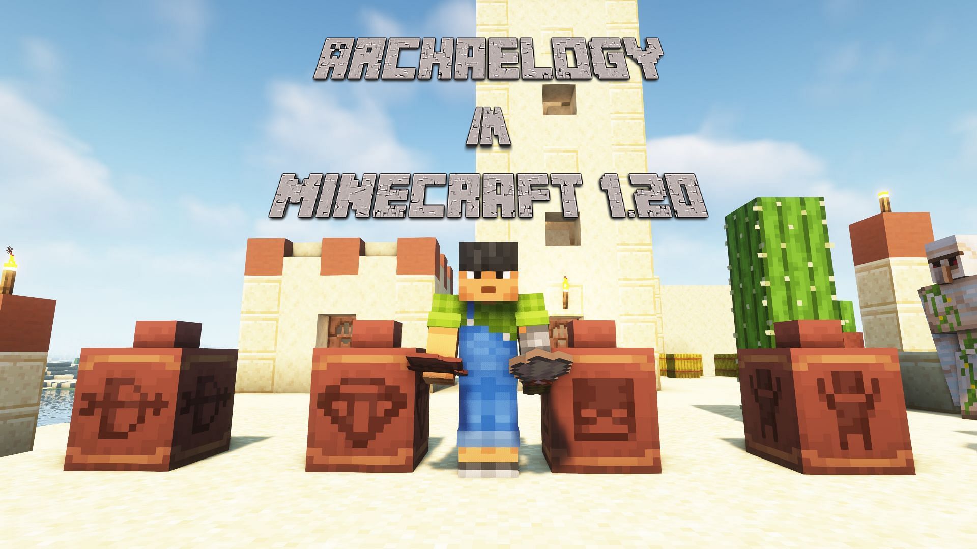 Archaeology in Minecraft (Image via Mojang)