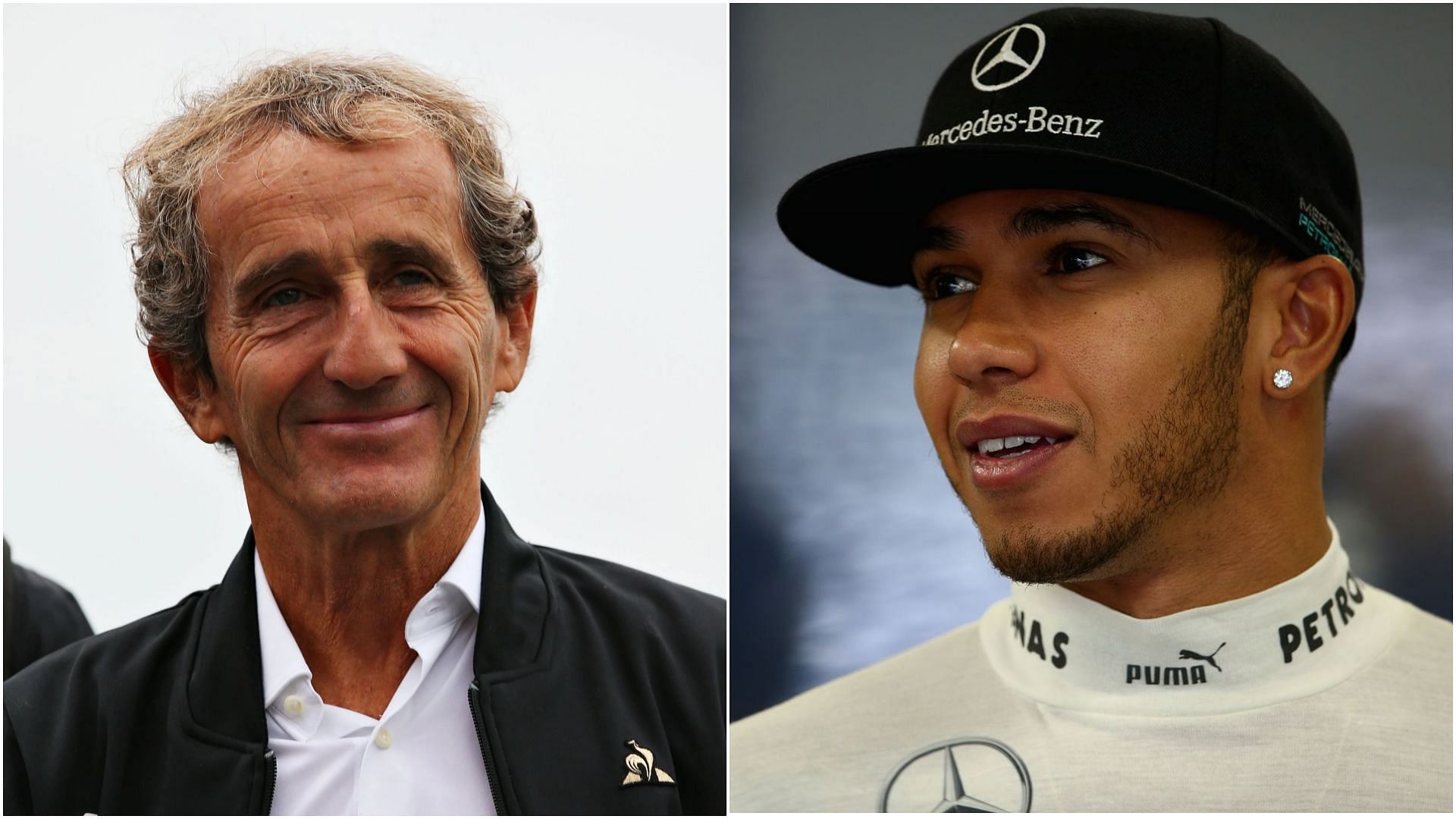 Alain Prost (Left) and Lewis Hamilton (Right) (Collage via Sportskeeda)