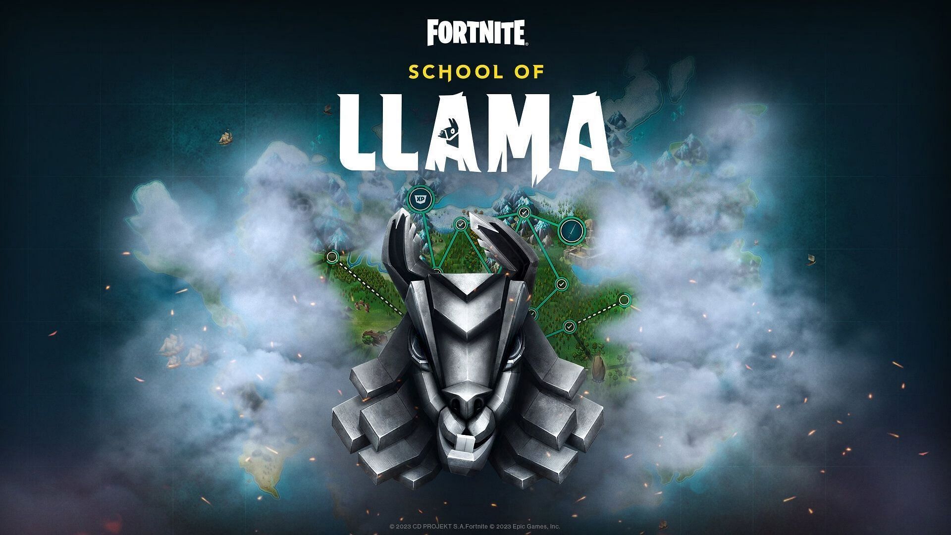 Fortnite School of Llama (Image via Sportskeeda)