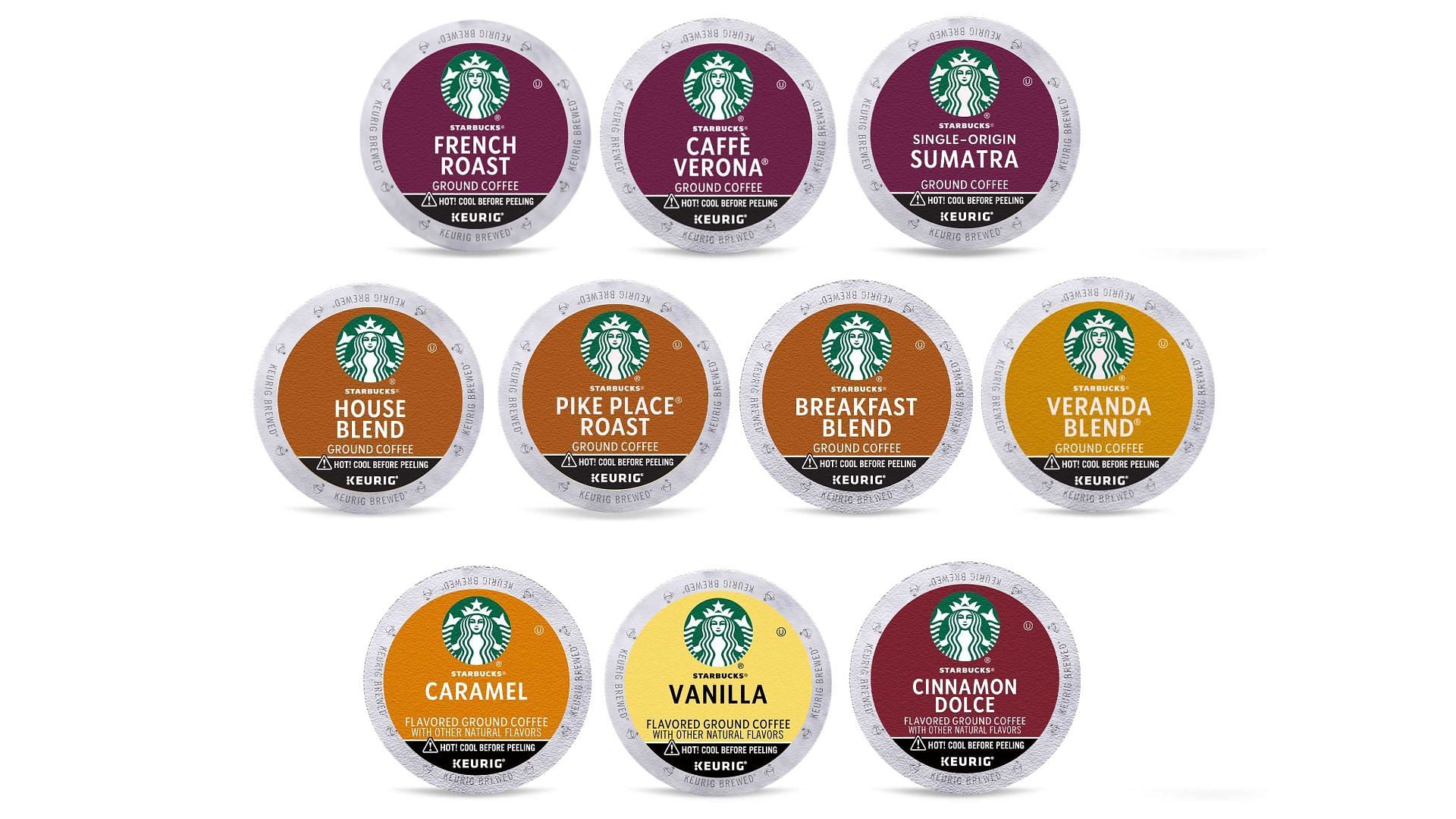 Starbucks K-Cup coffee pods (Image via Starbucks)
