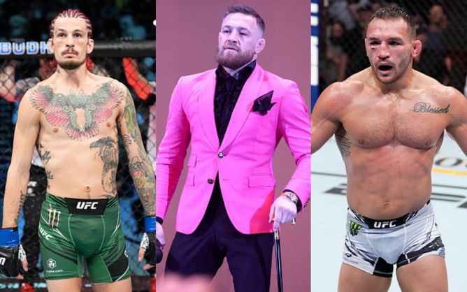 Sean O'Malley and his daughter react to Conor McGregor and Michael Chandler TUF coaches