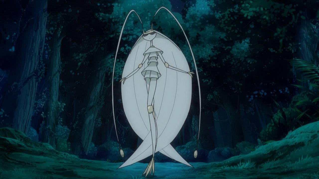 Pheromosa as it appears in the anime (Image via The Pokemon Company)