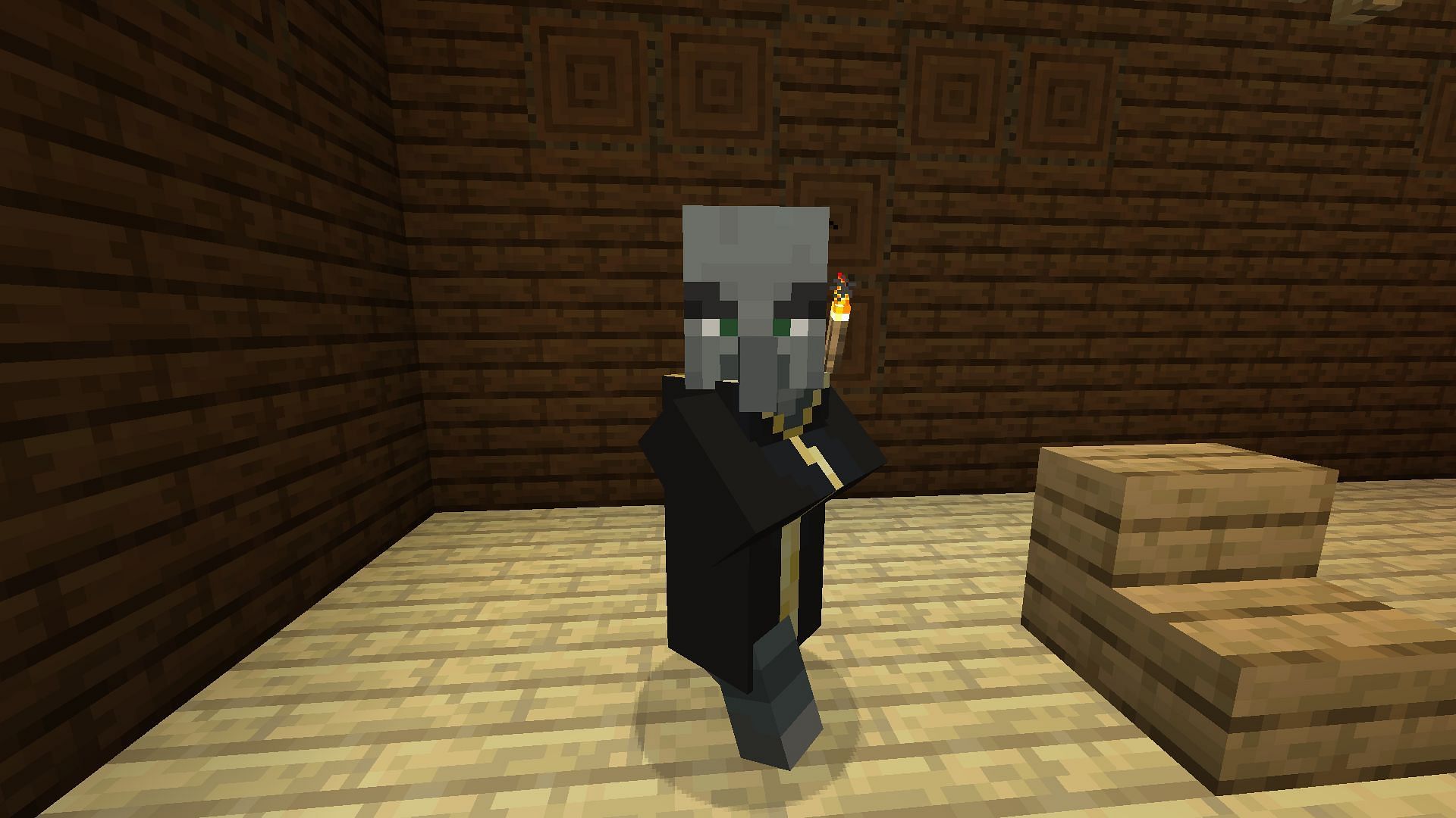 Evoker brought the totem of undying item with them to Minecraft (Image via Mojang)