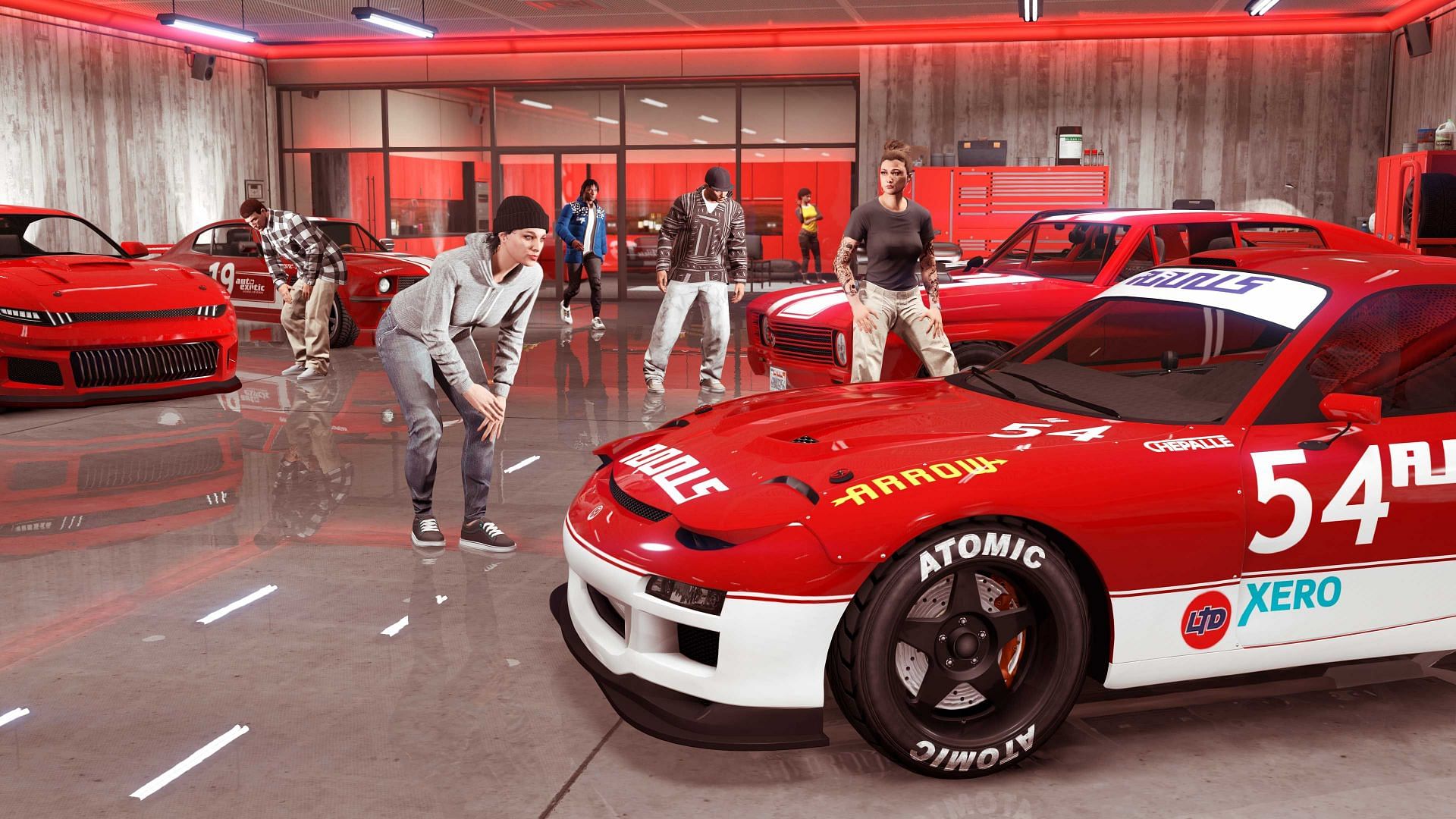 A player showing off their rides (Image via Rockstar Games)