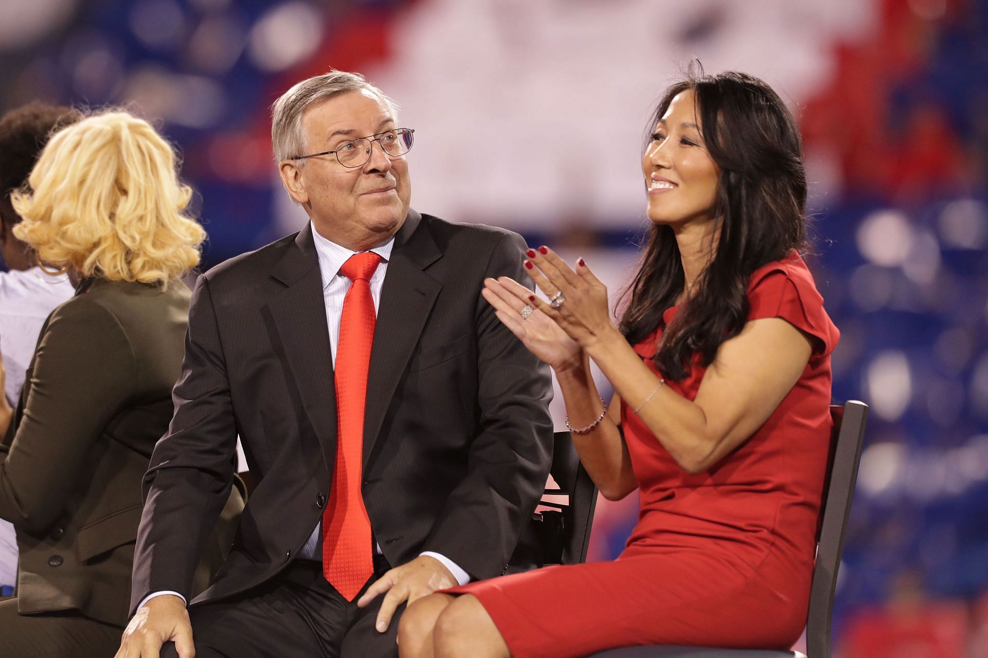 Buffalo Bills owners Terry and Kim Pegula.