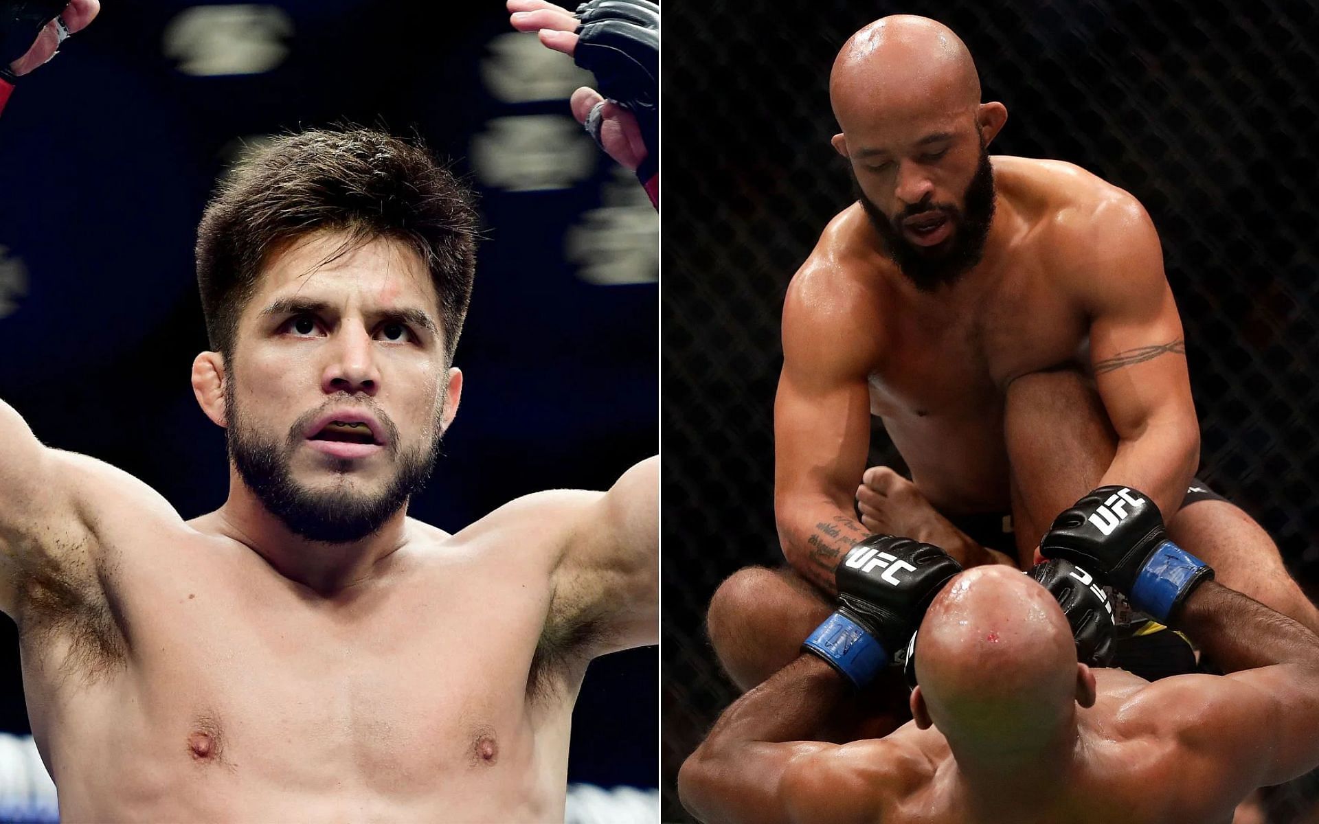 Henry Cejudo (Left), and Demetrious Johnson (Right)