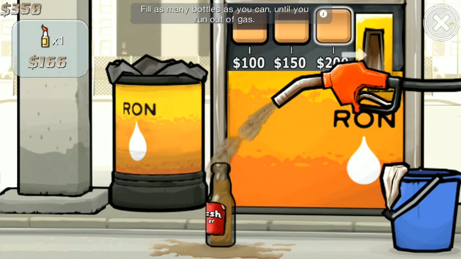 There was a minigame where you could refill Molotov Cocktails (Image via Rockstar Games)