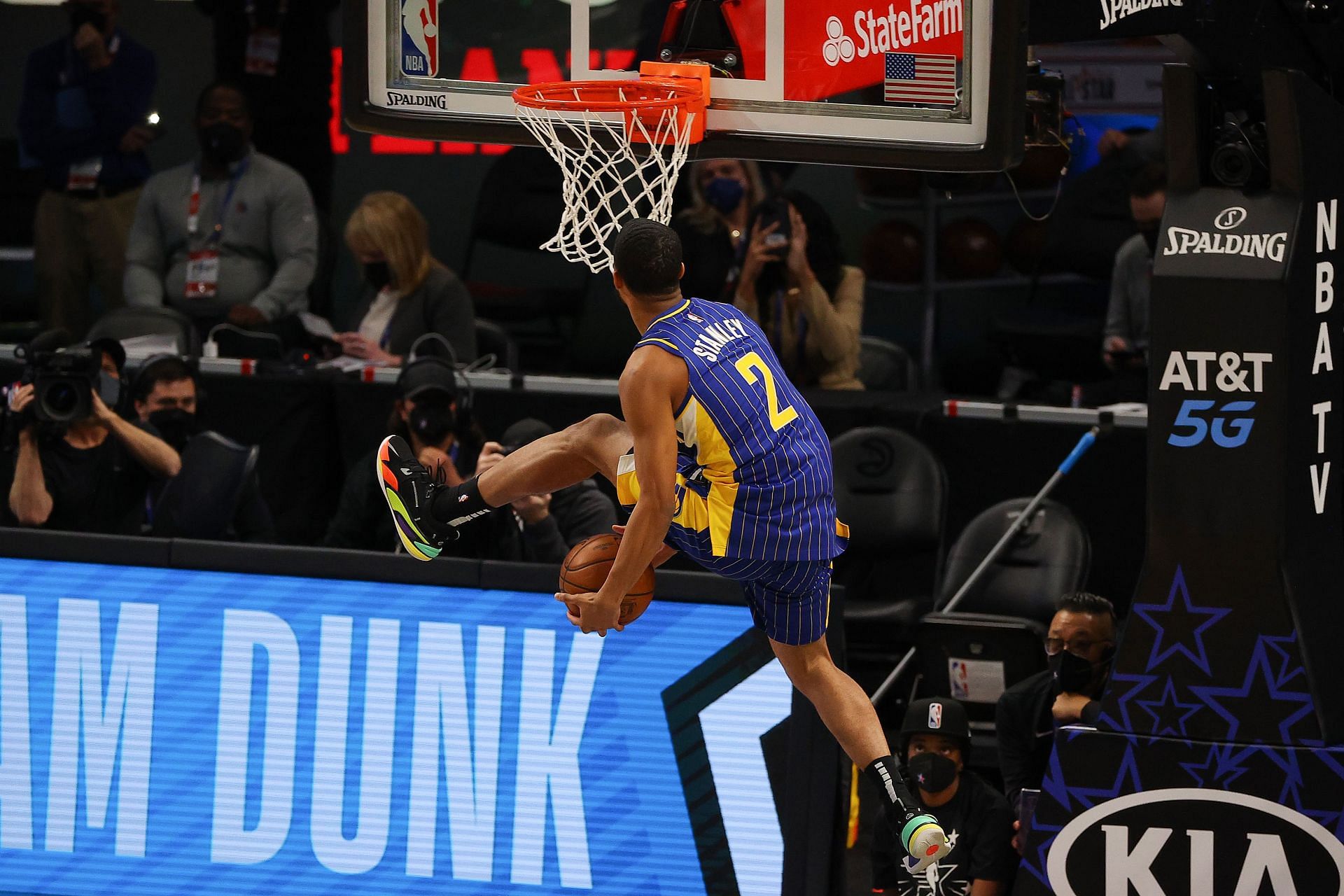 The second day will feature the slam dunk contest (Image via Getty Images)
