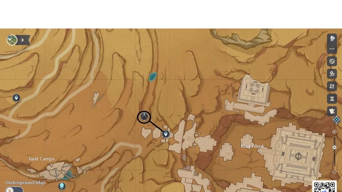 Genshin Impact All 7 Signal Spirit locations in Desert of Hadramaveth