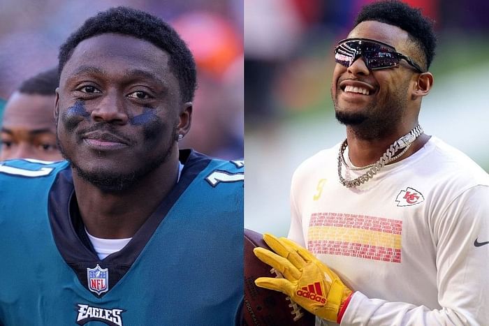 Eagles' A.J. Brown, Chiefs' JuJu Smith-Schuster resume social media  smackdown 