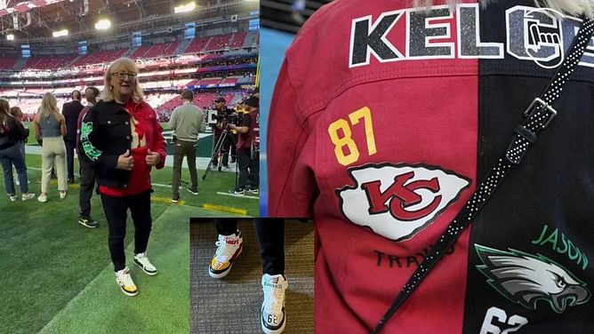 Why was Donna Kelce's Super Bowl outfit trending? Jason and Travis' mom stole the show in Arizona