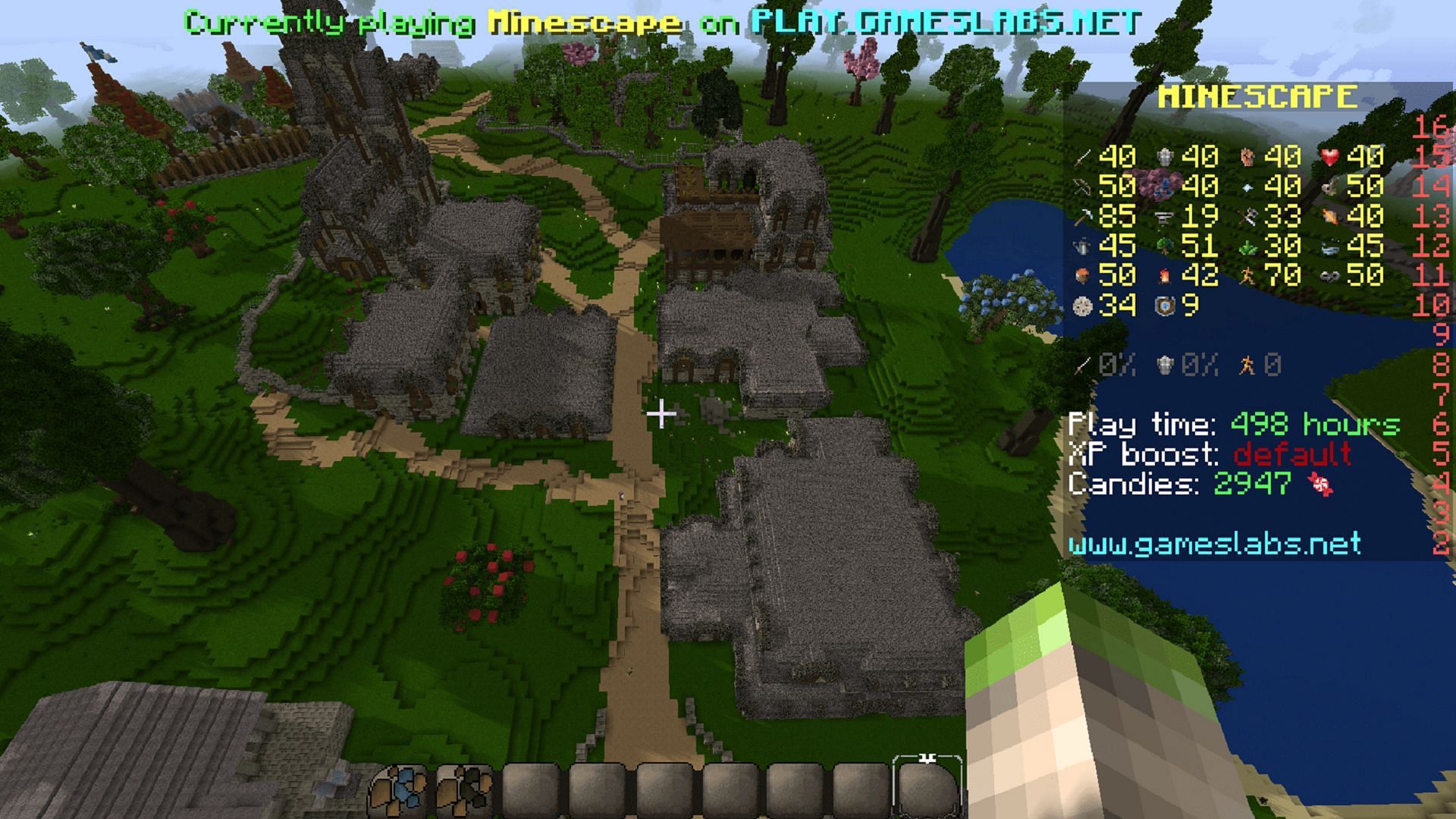 Minescape combines the fun of both Minecraft and the MMORPG Runescape (Image via Minescape.net)