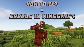 How to get saddle in Minecraft (2023)