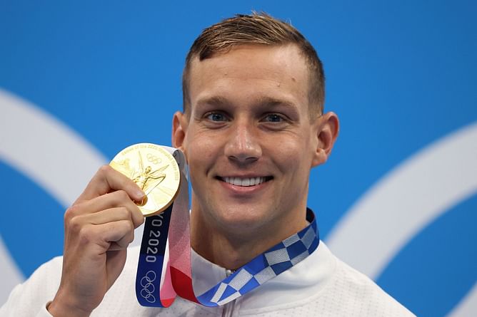 “It's a really tough year” – An emotional Caeleb Dressel broke down after winning gold at Tokyo Olympics