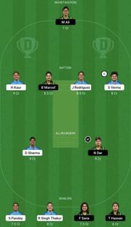 IN-W vs PK-W Dream11 Prediction Team, Head To Head League
